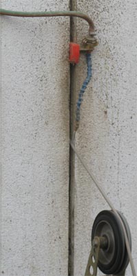 Wasserzuf&uuml;hrung f&uuml;r K�hlung des S�geseils